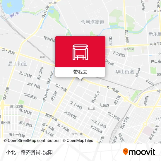 小北一路齐贤街地图