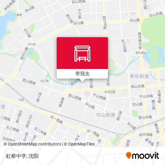 虹桥中学地图