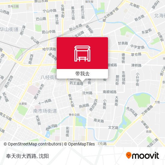 奉天街大西路地图