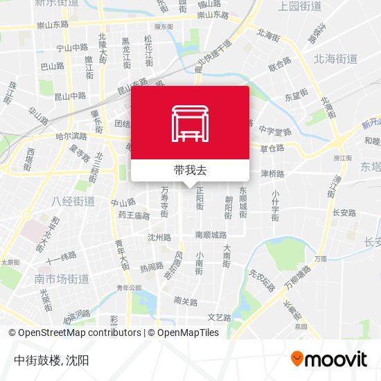 中街鼓楼地图