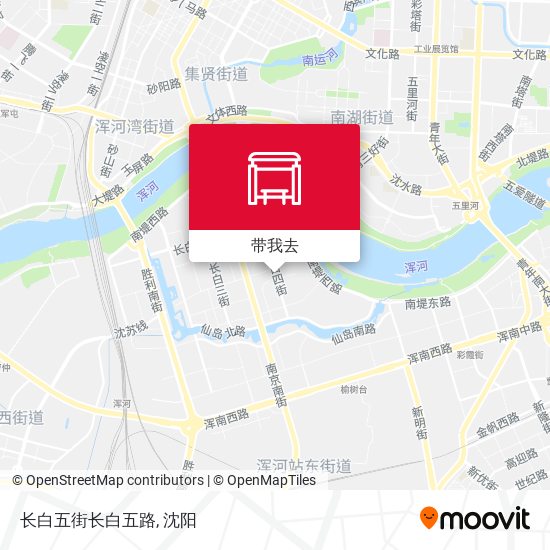 长白五街长白五路地图