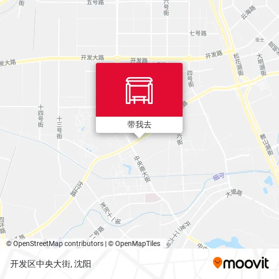 开发区中央大街地图