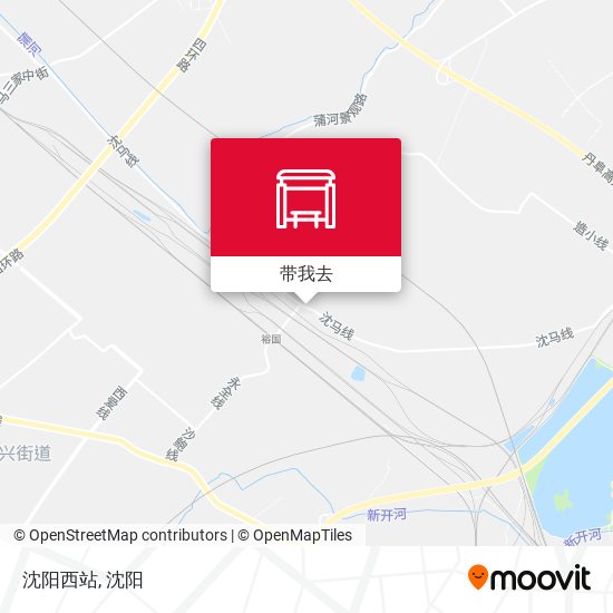 沈阳西站地图