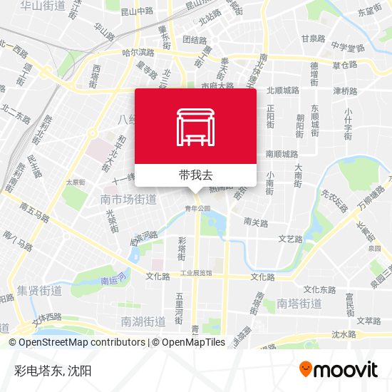 彩电塔东地图