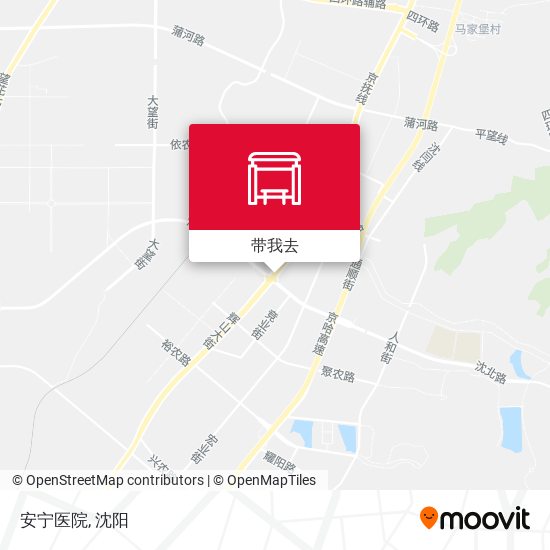 安宁医院地图
