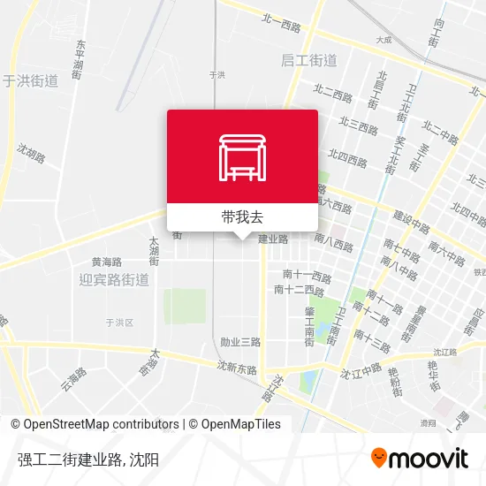 强工二街建业路地图