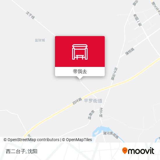 西二台子地图