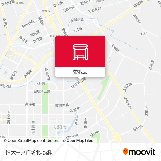 恒大中央广场北地图