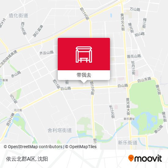 依云北郡A区地图