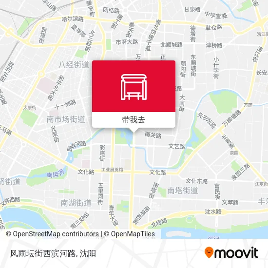 风雨坛街西滨河路地图