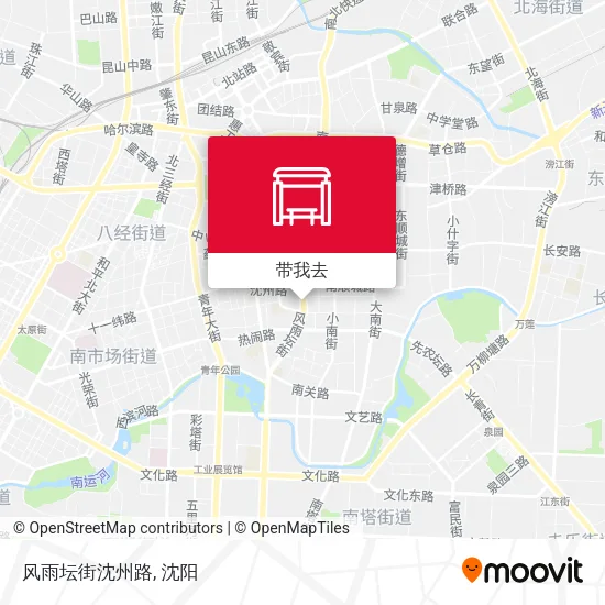 风雨坛街沈州路地图
