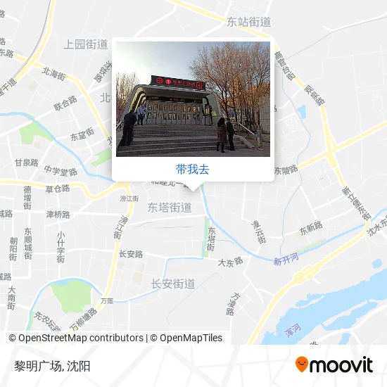 黎明广场地图