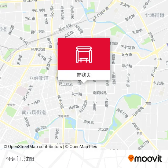 怀远门地图