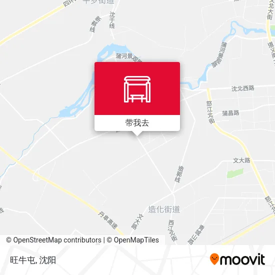旺牛屯地图