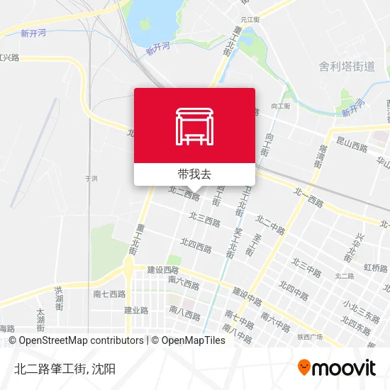 北二路肇工街地图