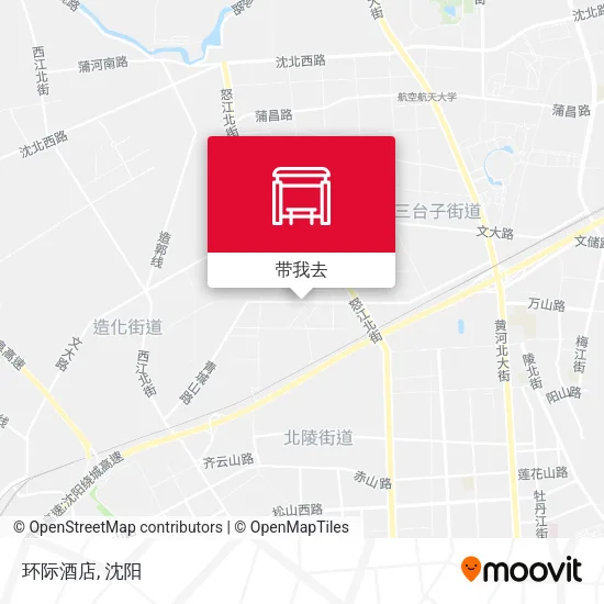 环际酒店地图