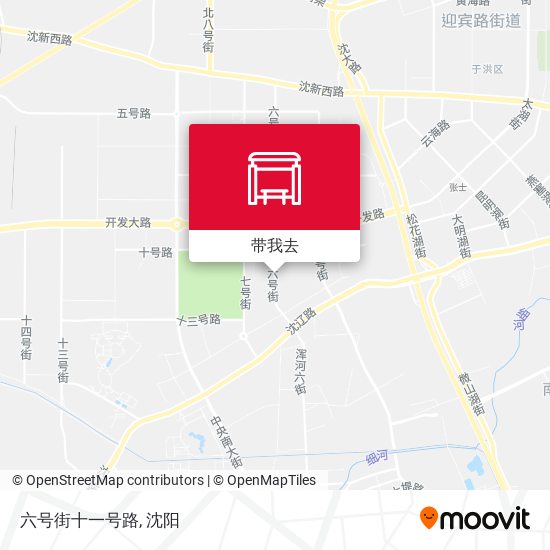 六号街十一号路地图