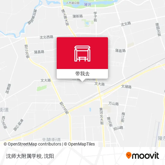 沈师大附属学校地图