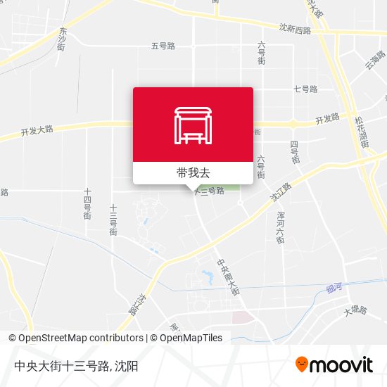 中央大街十三号路地图