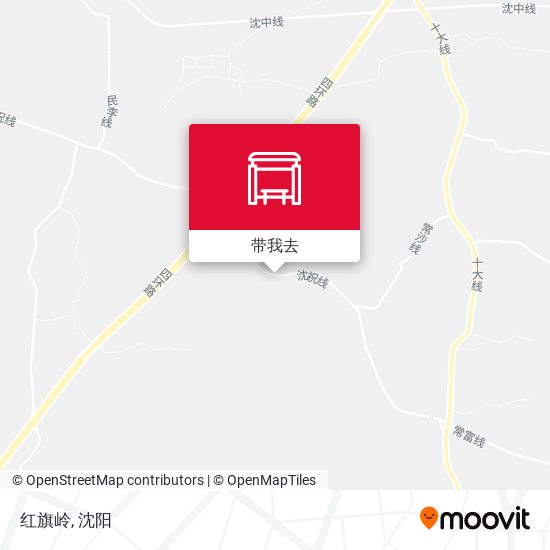红旗岭地图
