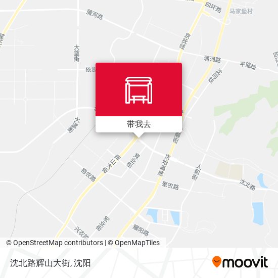 沈北路辉山大街地图