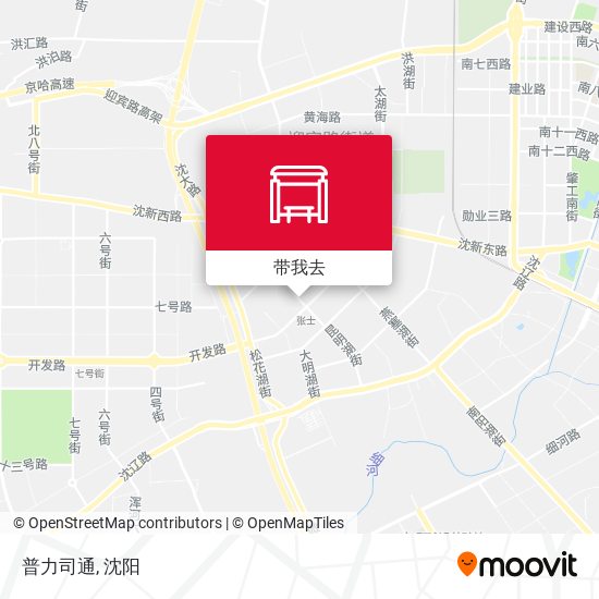 普力司通地图