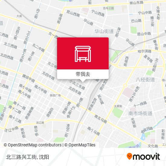 北三路兴工街地图