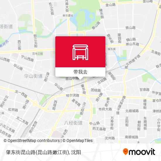肇东街昆山路(昆山路嫩江街)地图