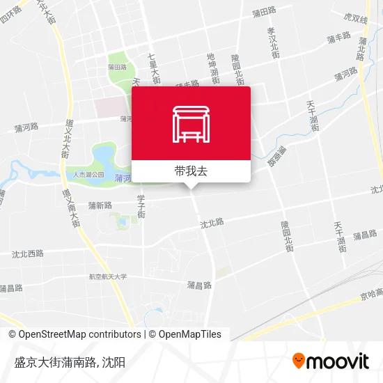 盛京大街蒲南路地图