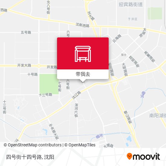 四号街十四号路地图