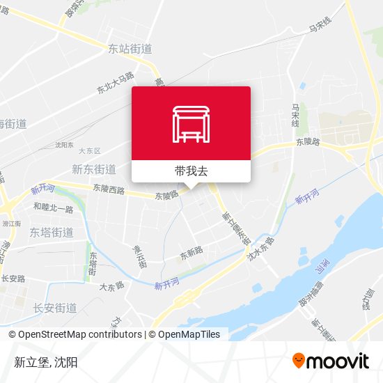 新立堡地图