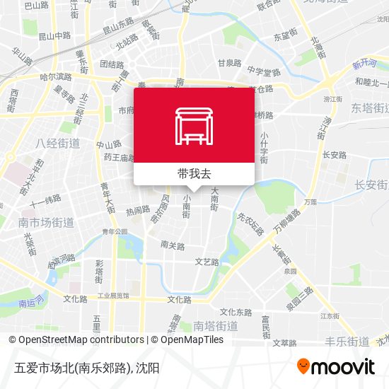 五爱市场北(南乐郊路)地图