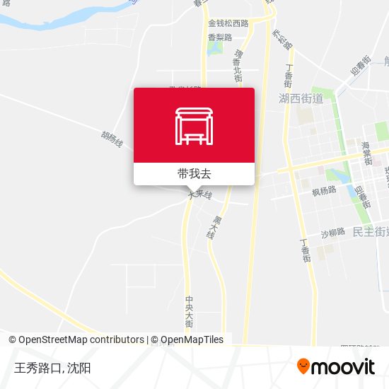 王秀路口地图