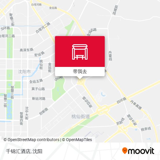 千锦汇酒店地图