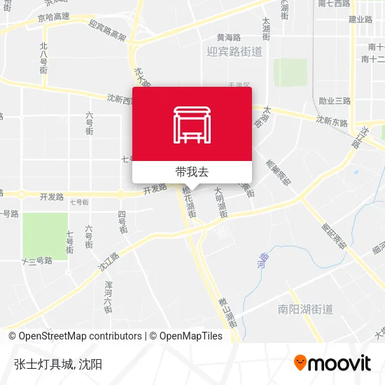 张士灯具城地图
