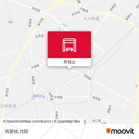 西爱线地图