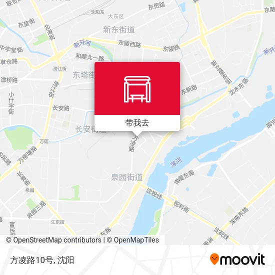 方凌路10号地图