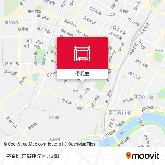 盛京医院滑翔院区地图
