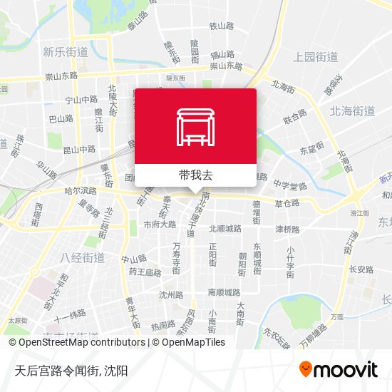 天后宫路令闻街地图