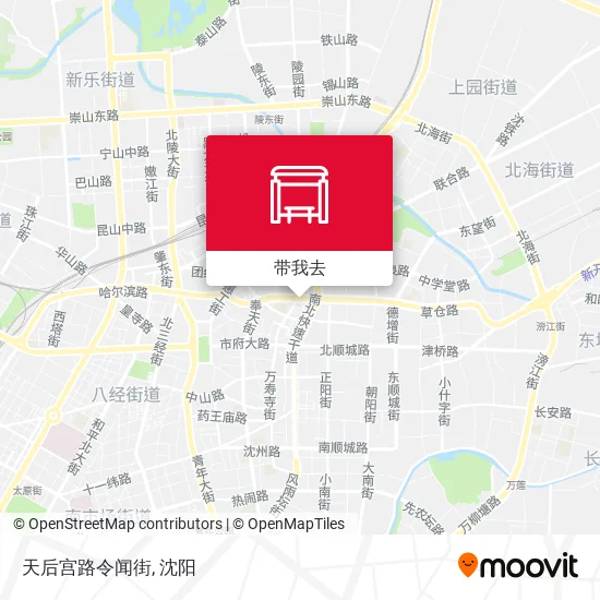 天后宫路令闻街地图
