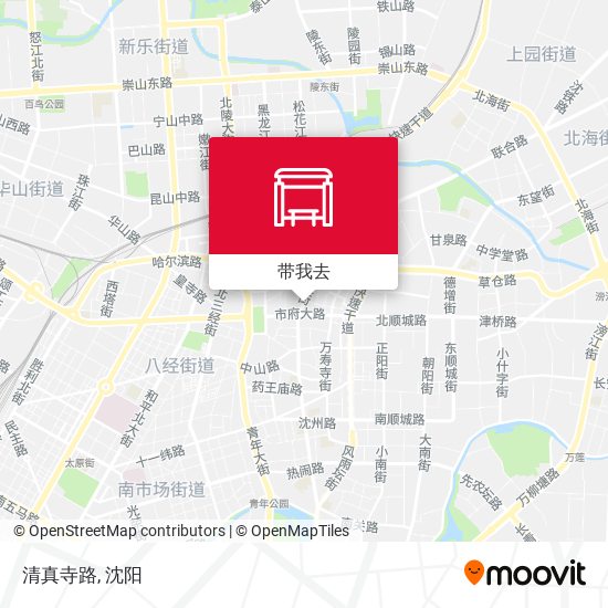 清真寺路地图