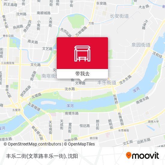 丰乐二街(文萃路丰乐一街)地图