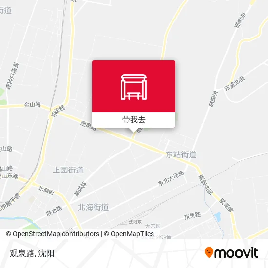 观泉路地图