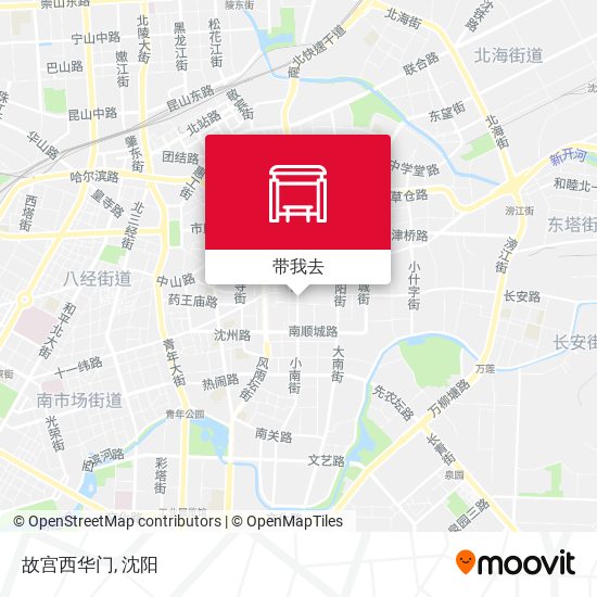 故宫西华门地图