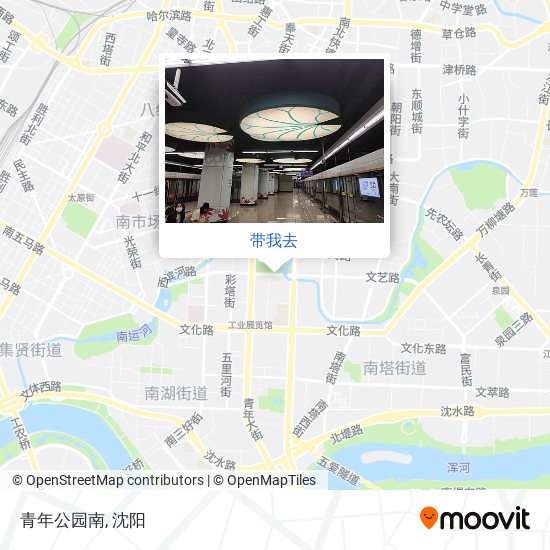 青年公园南地图