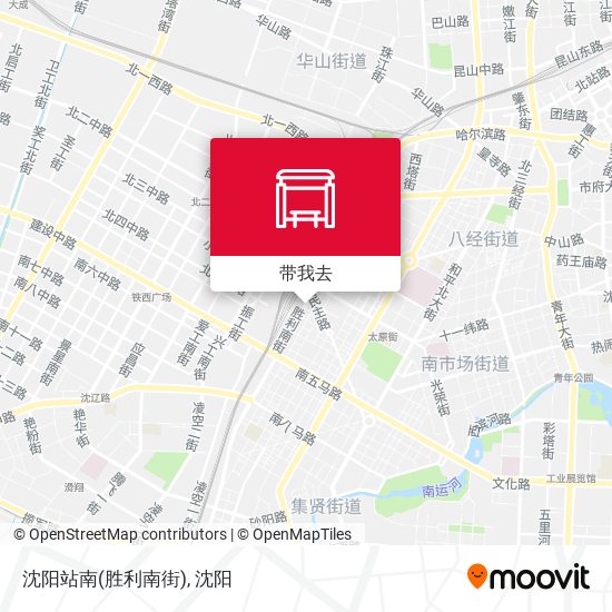 沈阳站南(胜利南街)地图