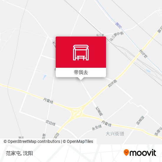 范家屯地图