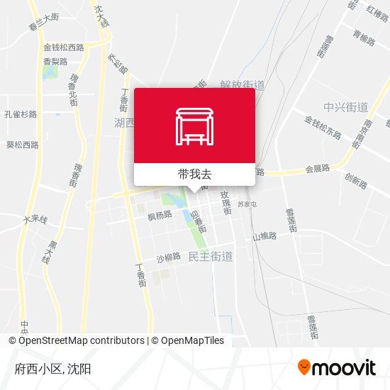 府西小区地图