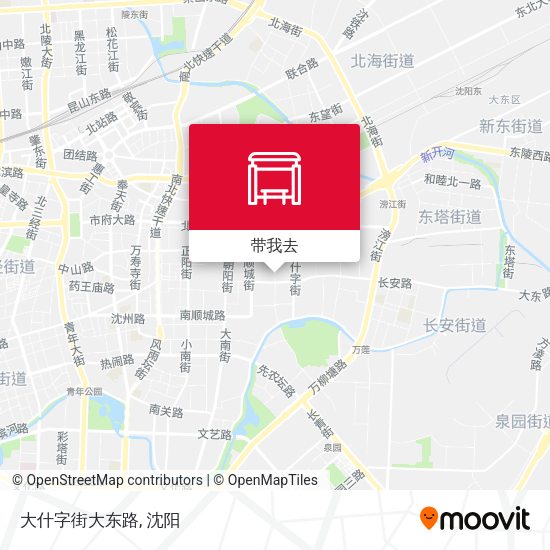 大什字街大东路地图