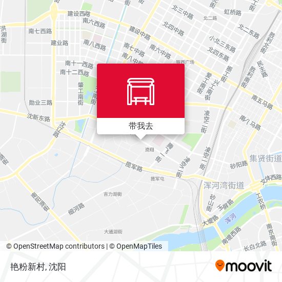 艳粉新村地图